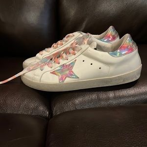 RAINBOW GOLDEN GOOSE *holographic*